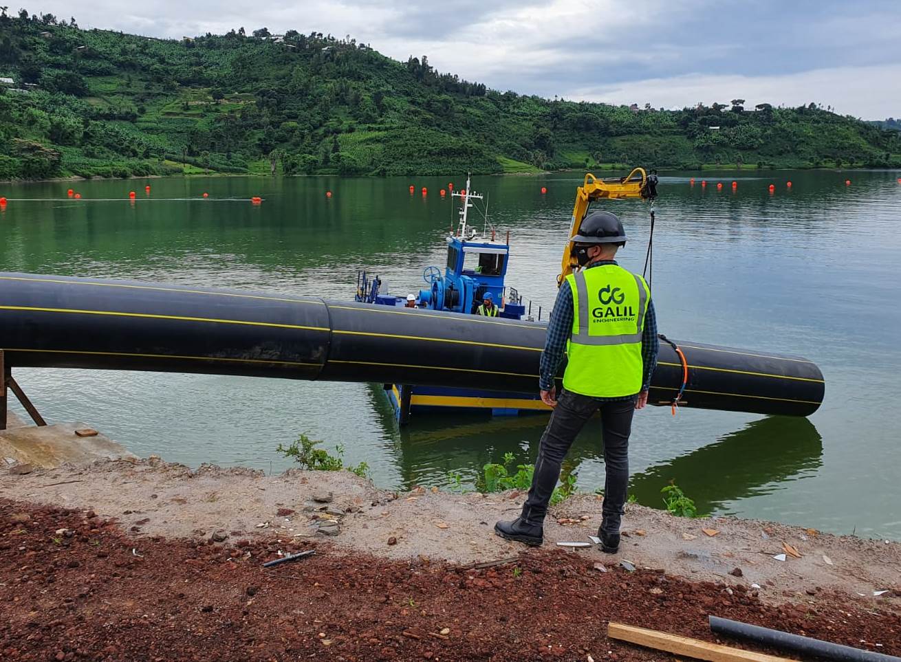 גליל הנדסה - פרויקט אגם קיוו רואנדה